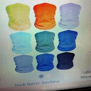 9 PIECE NECK GAITER FACEBANDS